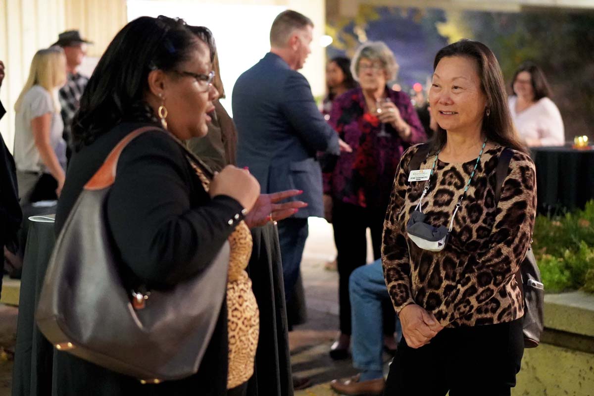 People enjoying President's Circle Gathering