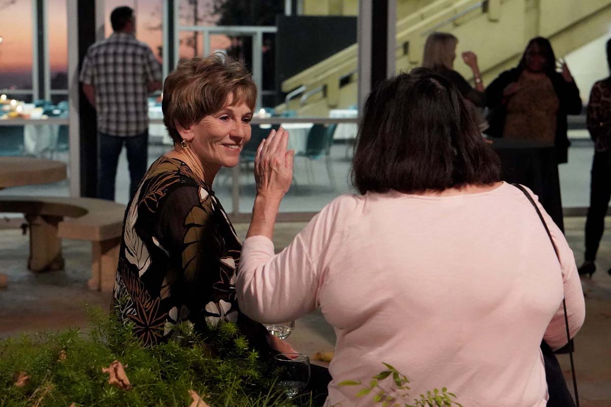 People enjoying President's Circle Gathering