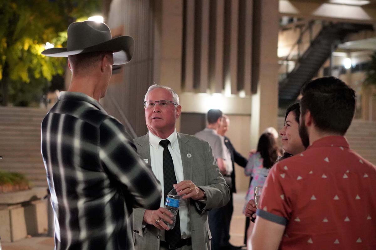 People enjoying President's Circle Gathering