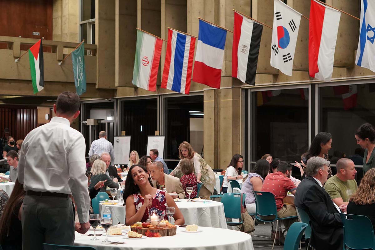 People enjoying President's Circle Gathering