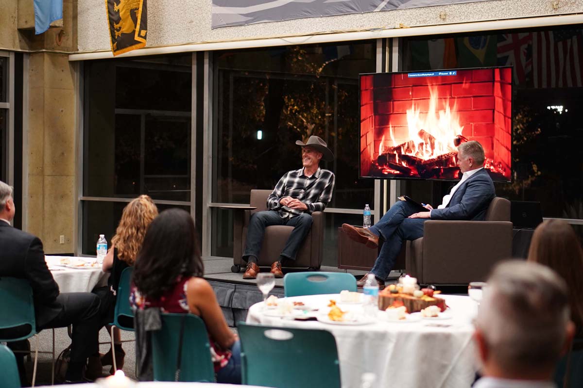 People enjoying President's Circle Gathering