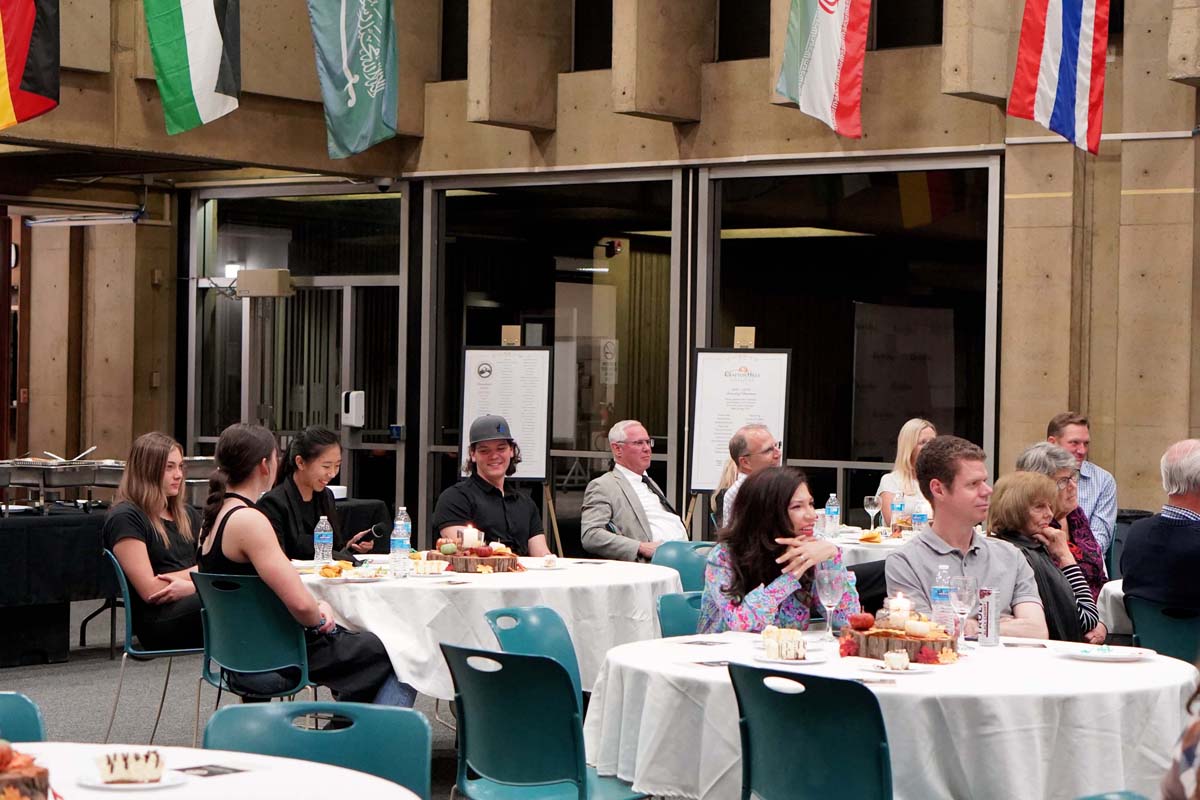 People enjoying President's Circle Gathering