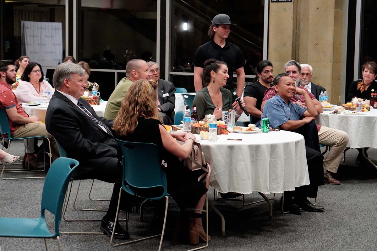 People enjoying President's Circle Gathering