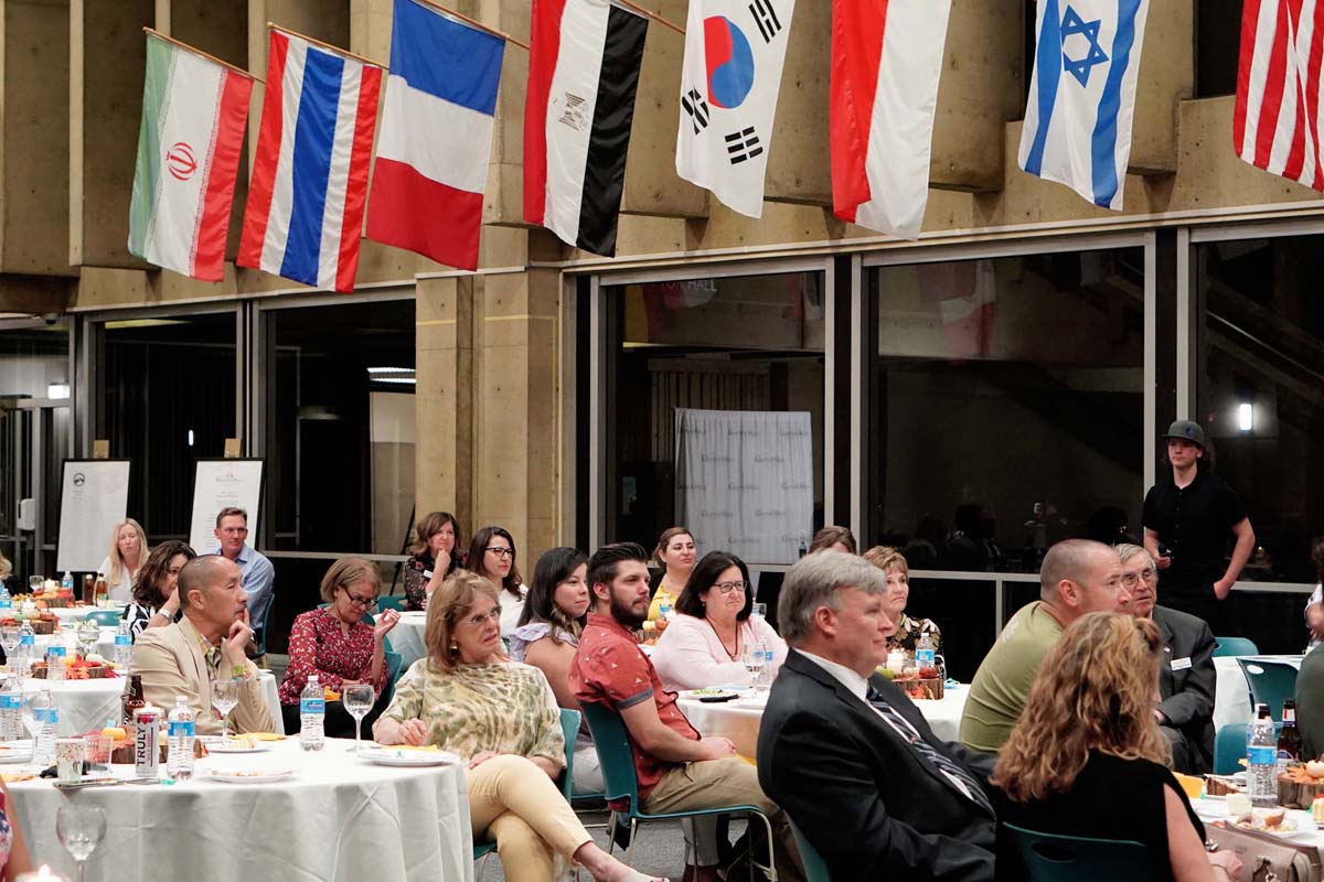 People enjoying President's Circle Gathering