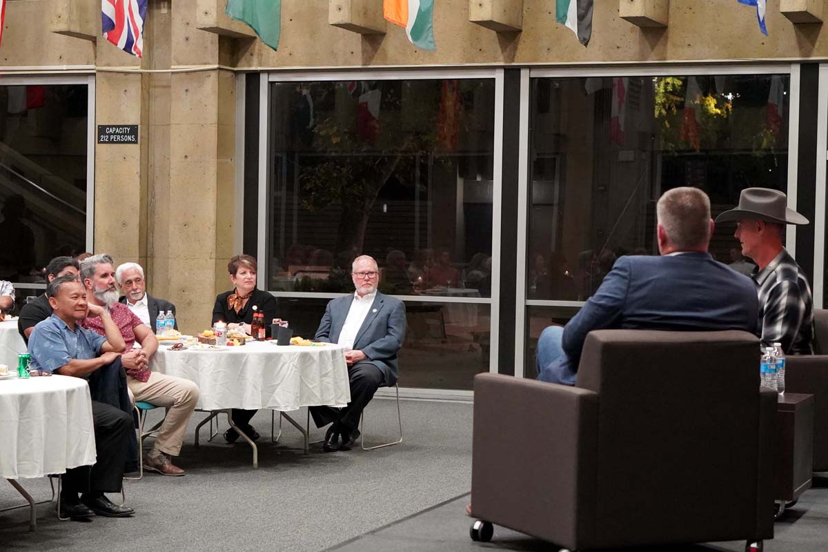People enjoying President's Circle Gathering