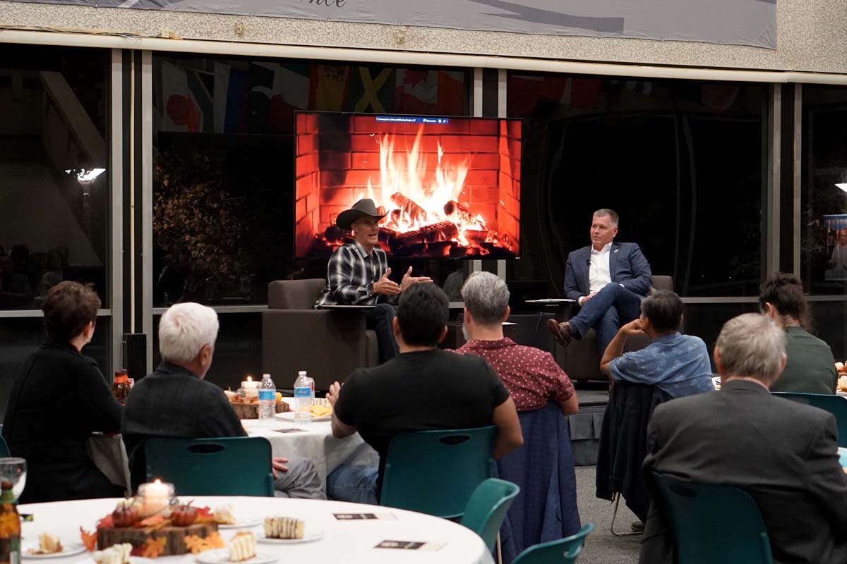 People enjoying President's Circle Gathering