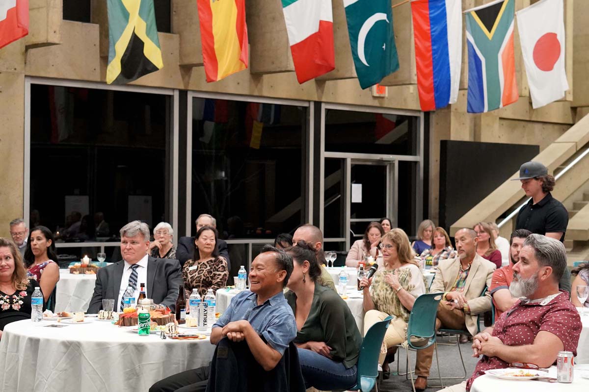 People enjoying President's Circle Gathering