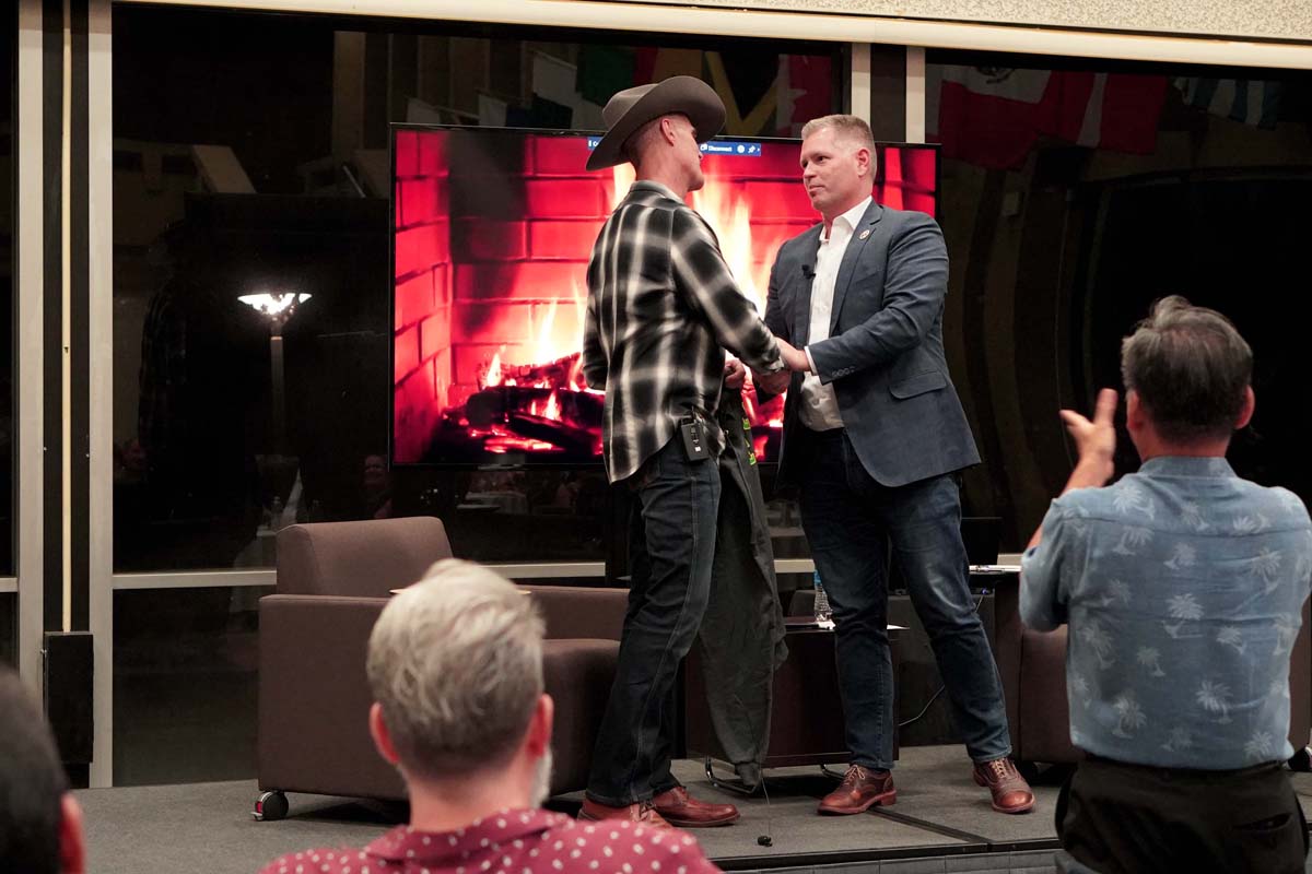 People enjoying President's Circle Gathering