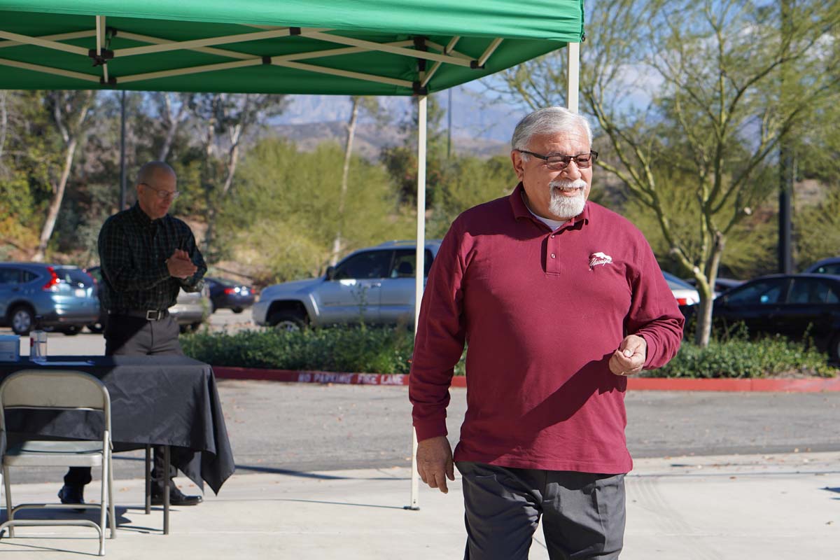 People enjoying the Friends Annual Luncheon