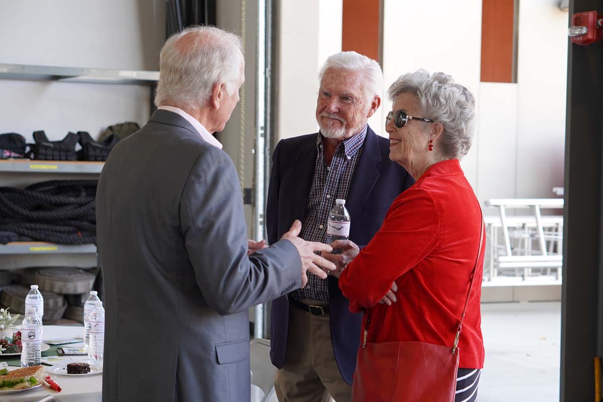 People enjoying the Friends Annual Luncheon