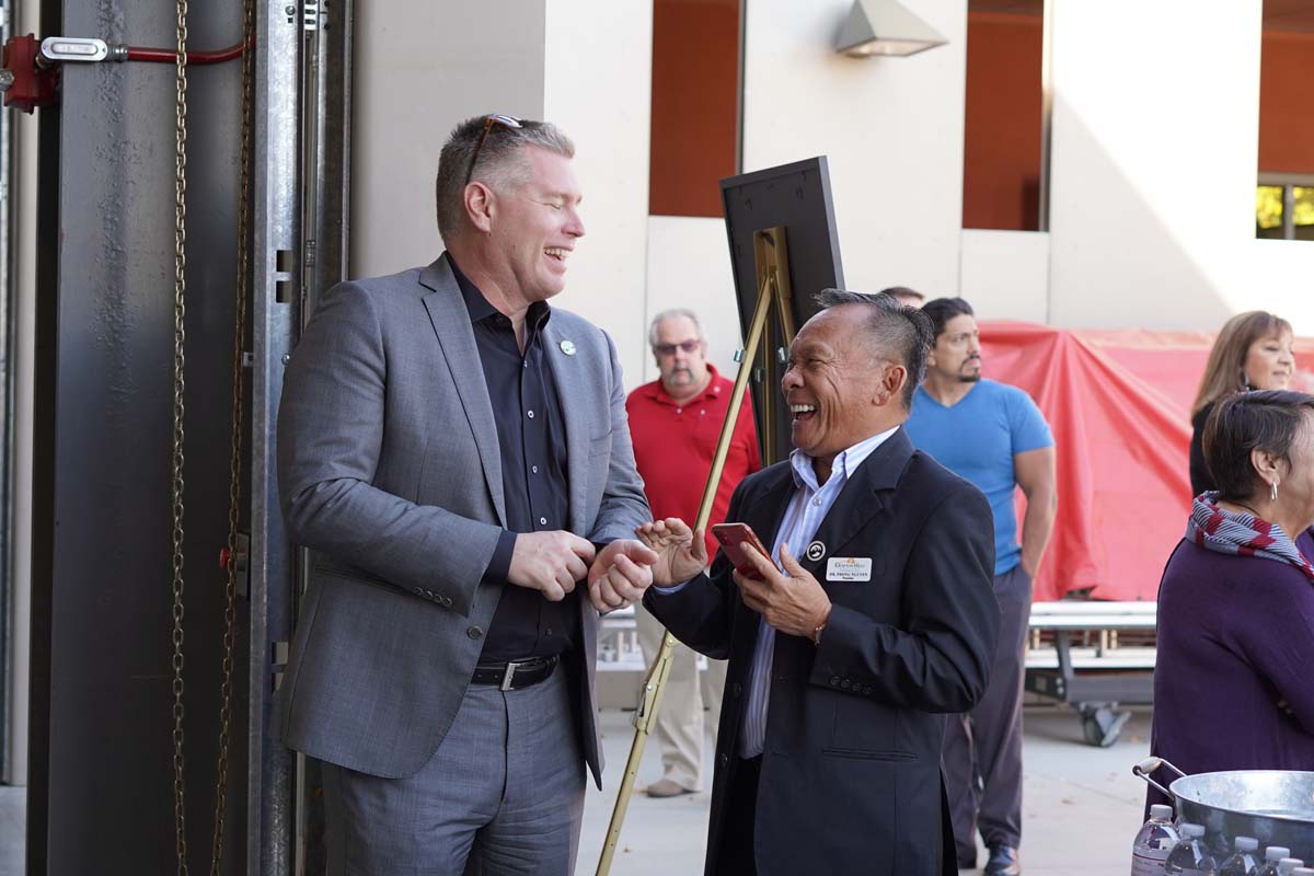 People enjoying the Friends Annual Luncheon