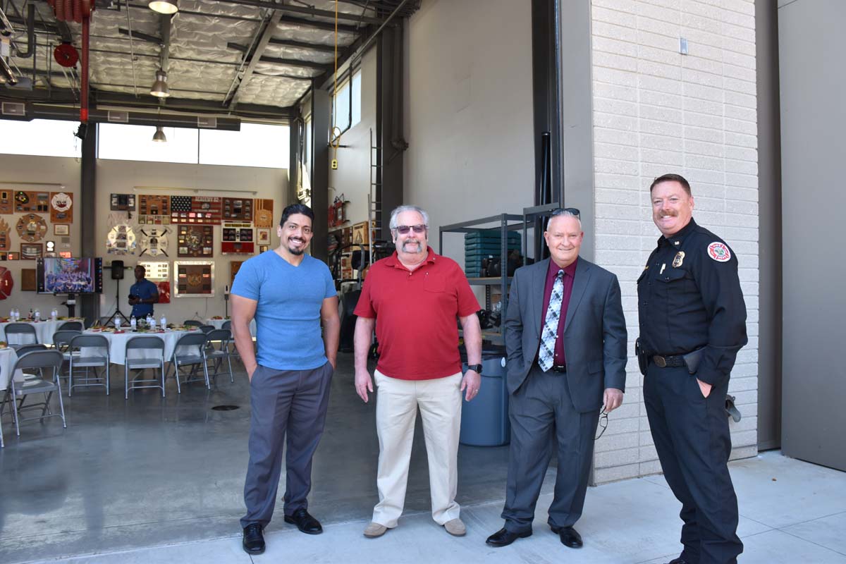 People enjoying the Friends Annual Luncheon