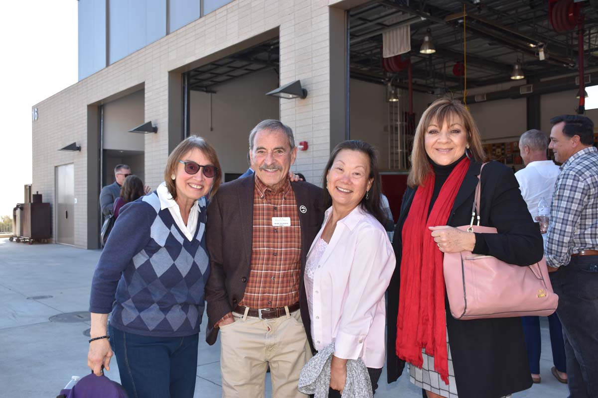 People enjoying the Friends Annual Luncheon
