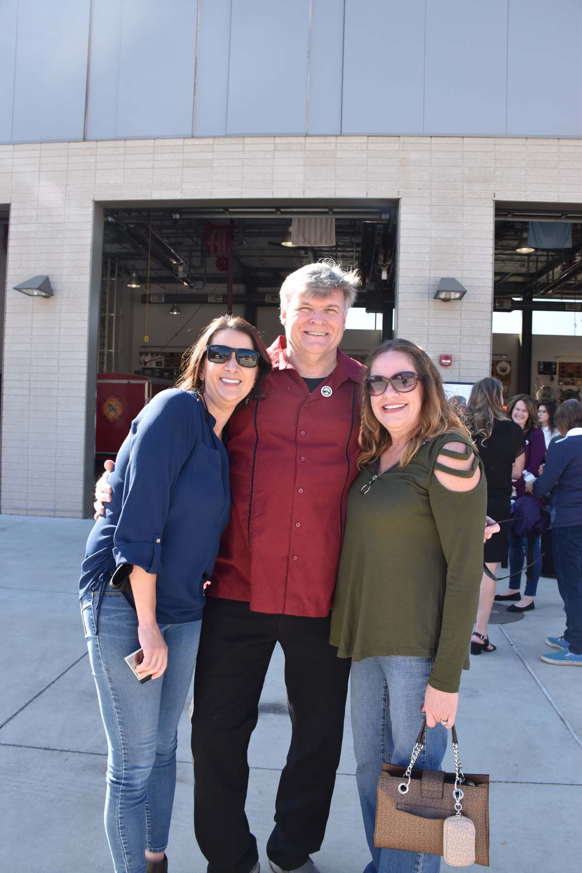 People enjoying the Friends Annual Luncheon