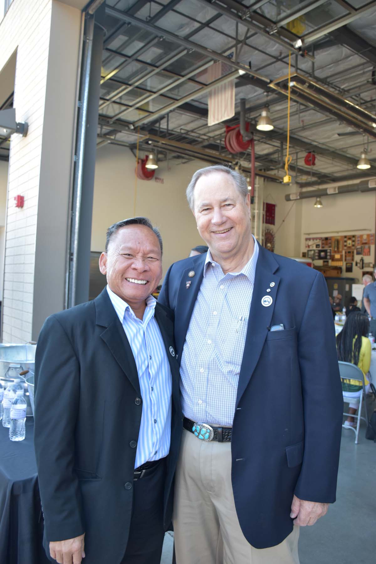 People enjoying the Friends Annual Luncheon