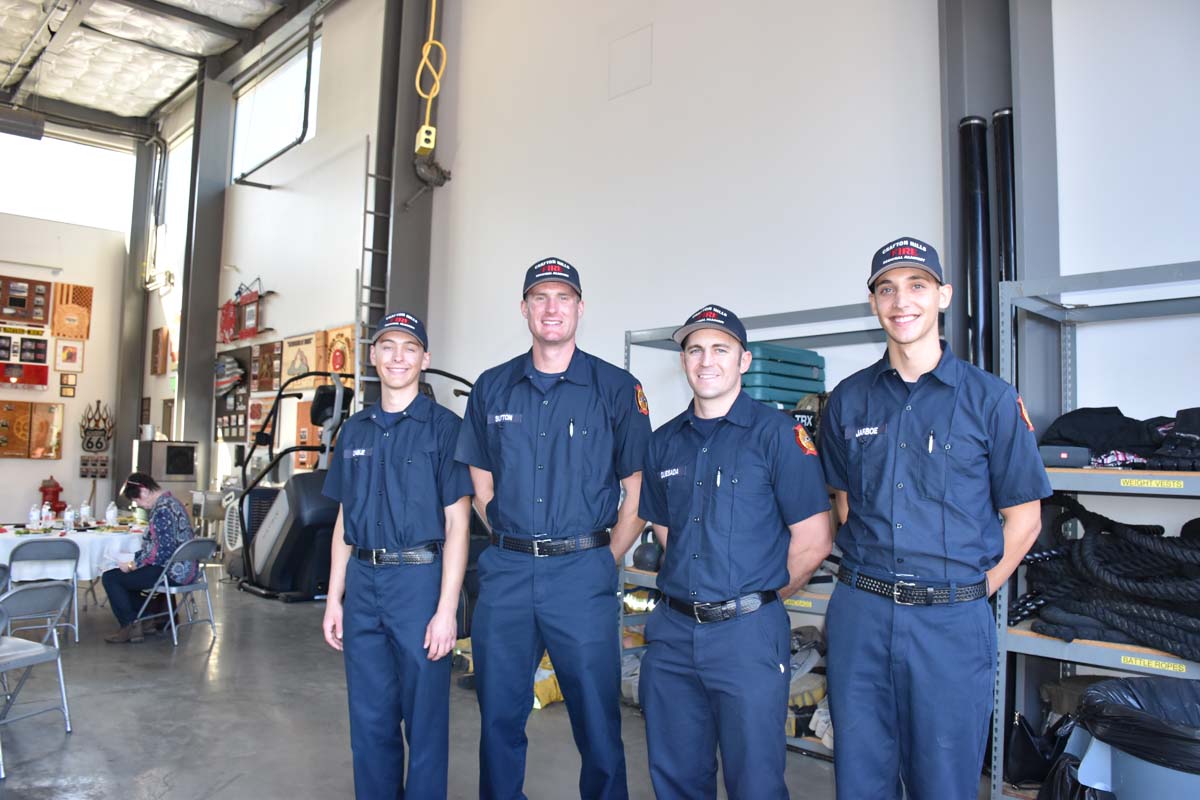 People enjoying the Friends Annual Luncheon