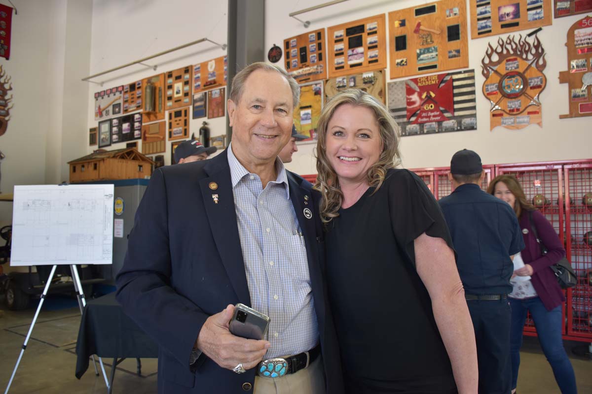 People enjoying the Friends Annual Luncheon