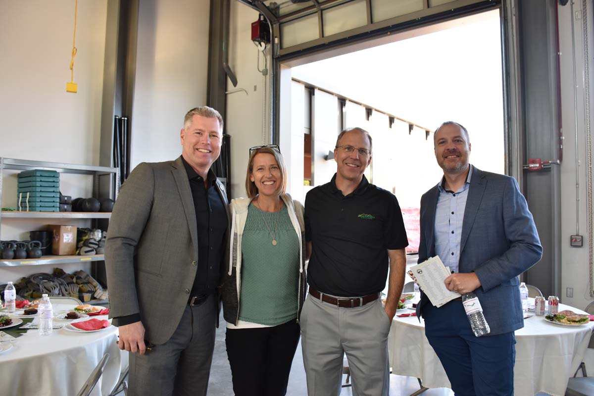People enjoying the Friends Annual Luncheon