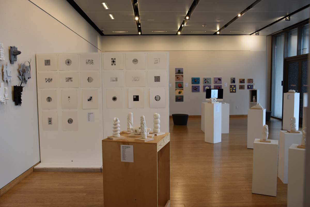 Artwork in Student Art Exhibit