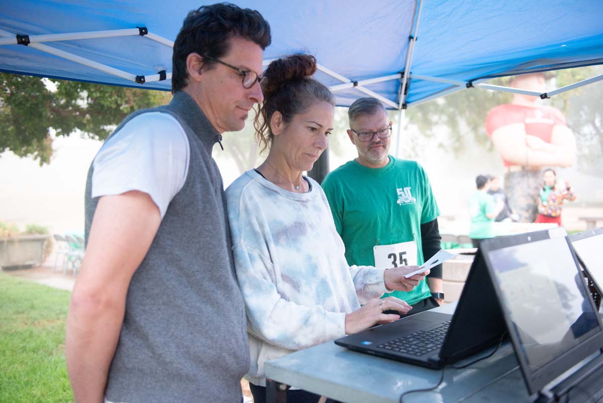 People enjoying the 5K Fun Run!