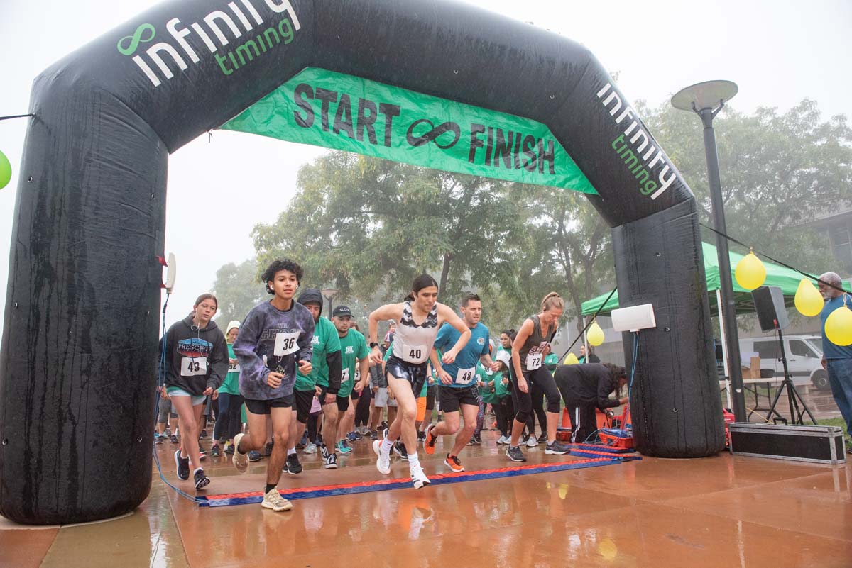 People enjoying the 5K Fun Run!
