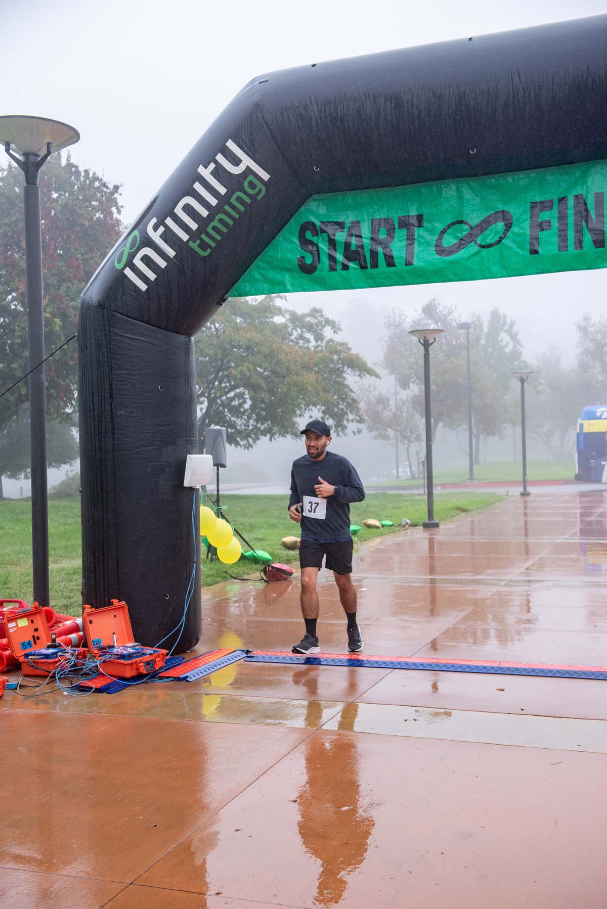 People enjoying the 5K Fun Run!