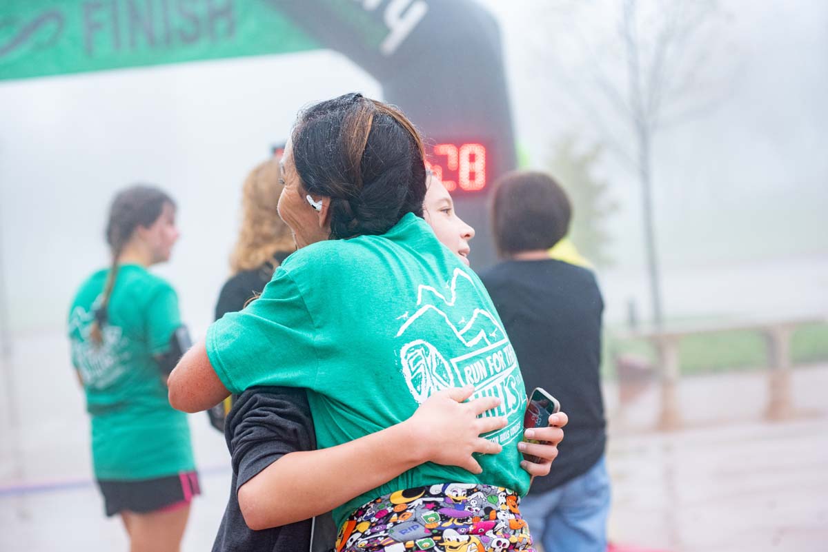 People enjoying the 5K Fun Run!