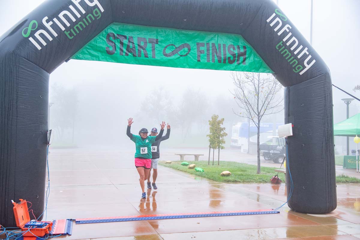 People enjoying the 5K Fun Run!