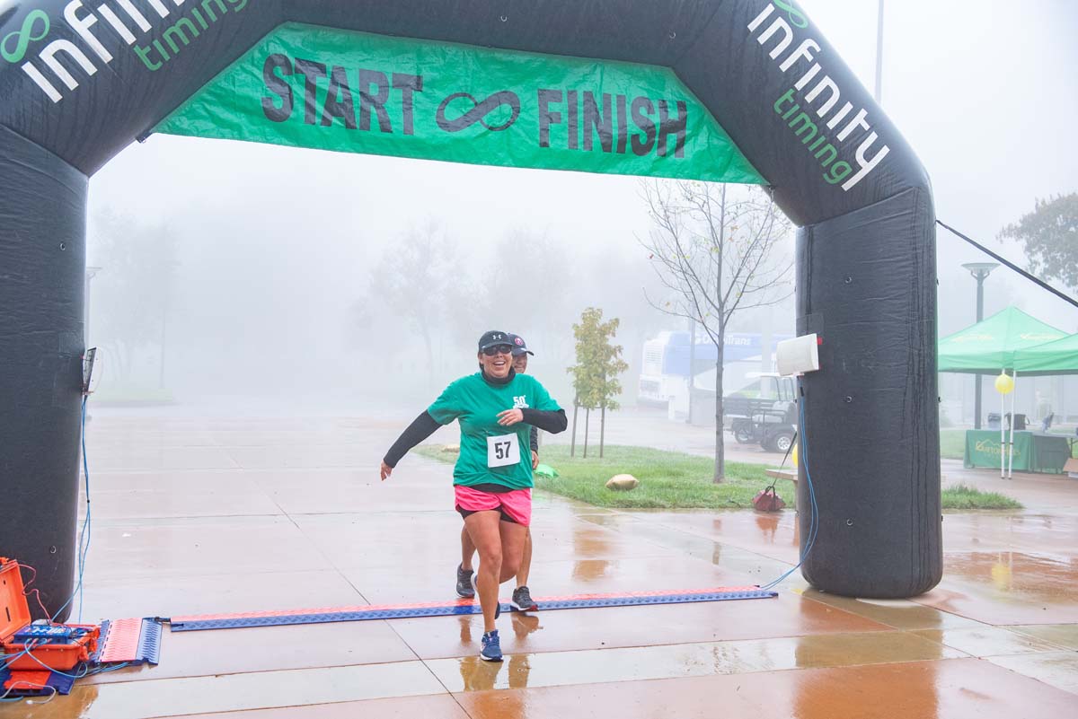 People enjoying the 5K Fun Run!