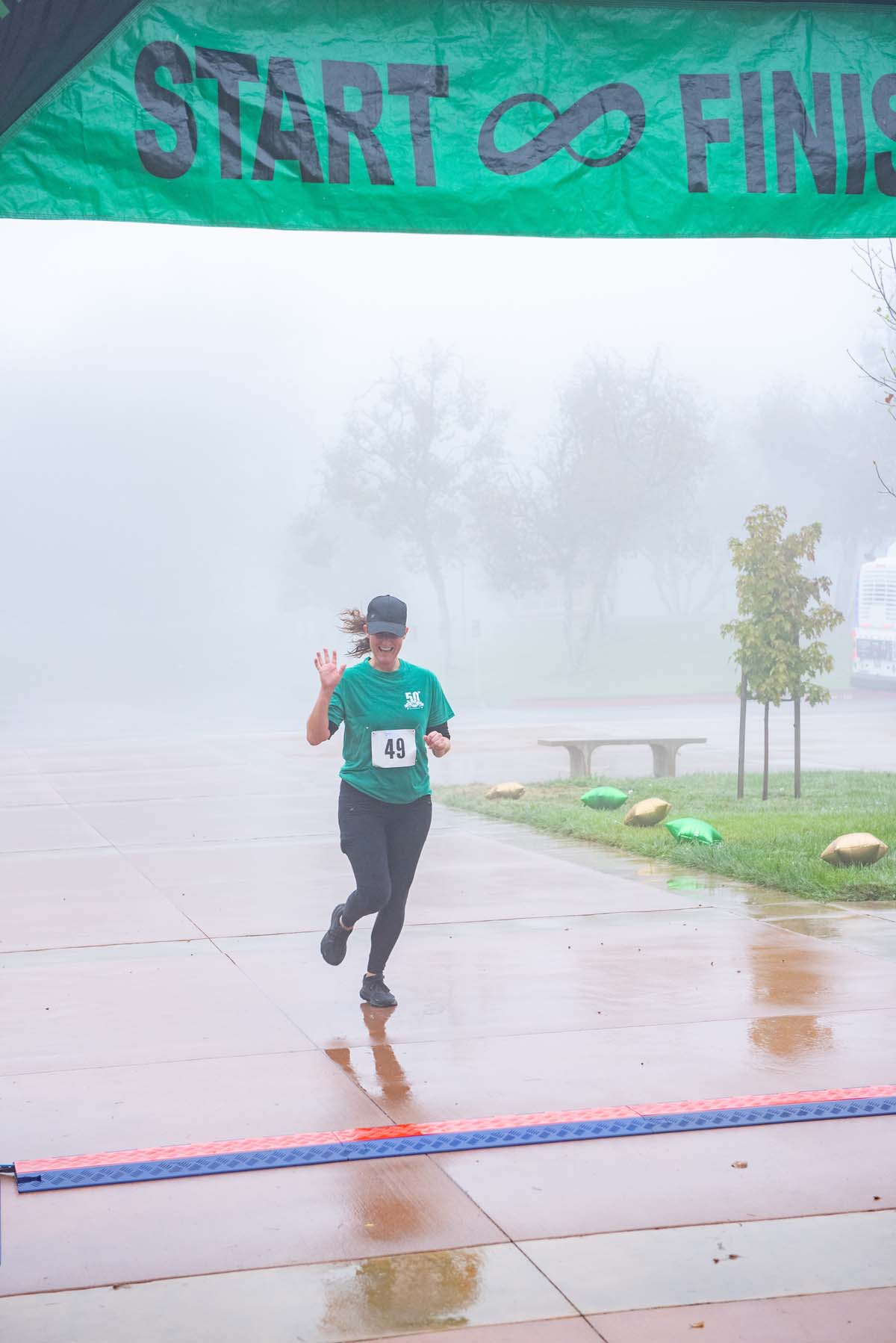 People enjoying the 5K Fun Run!