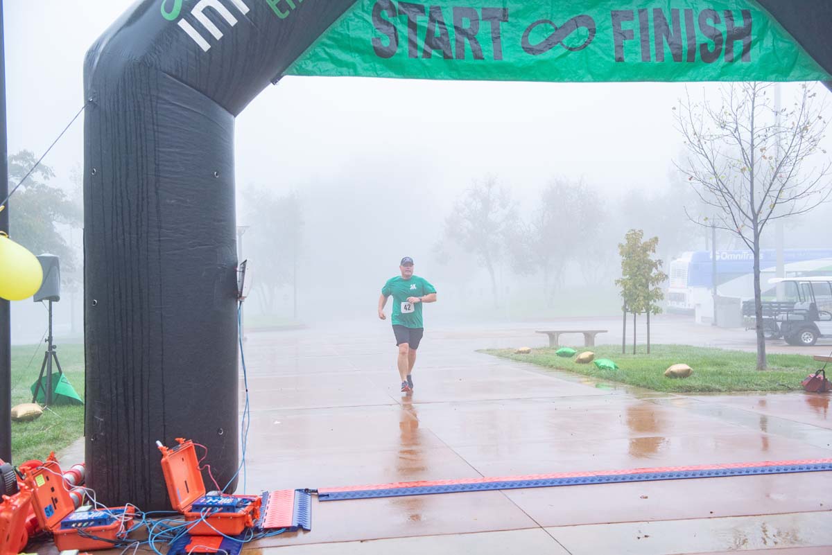 People enjoying the 5K Fun Run!