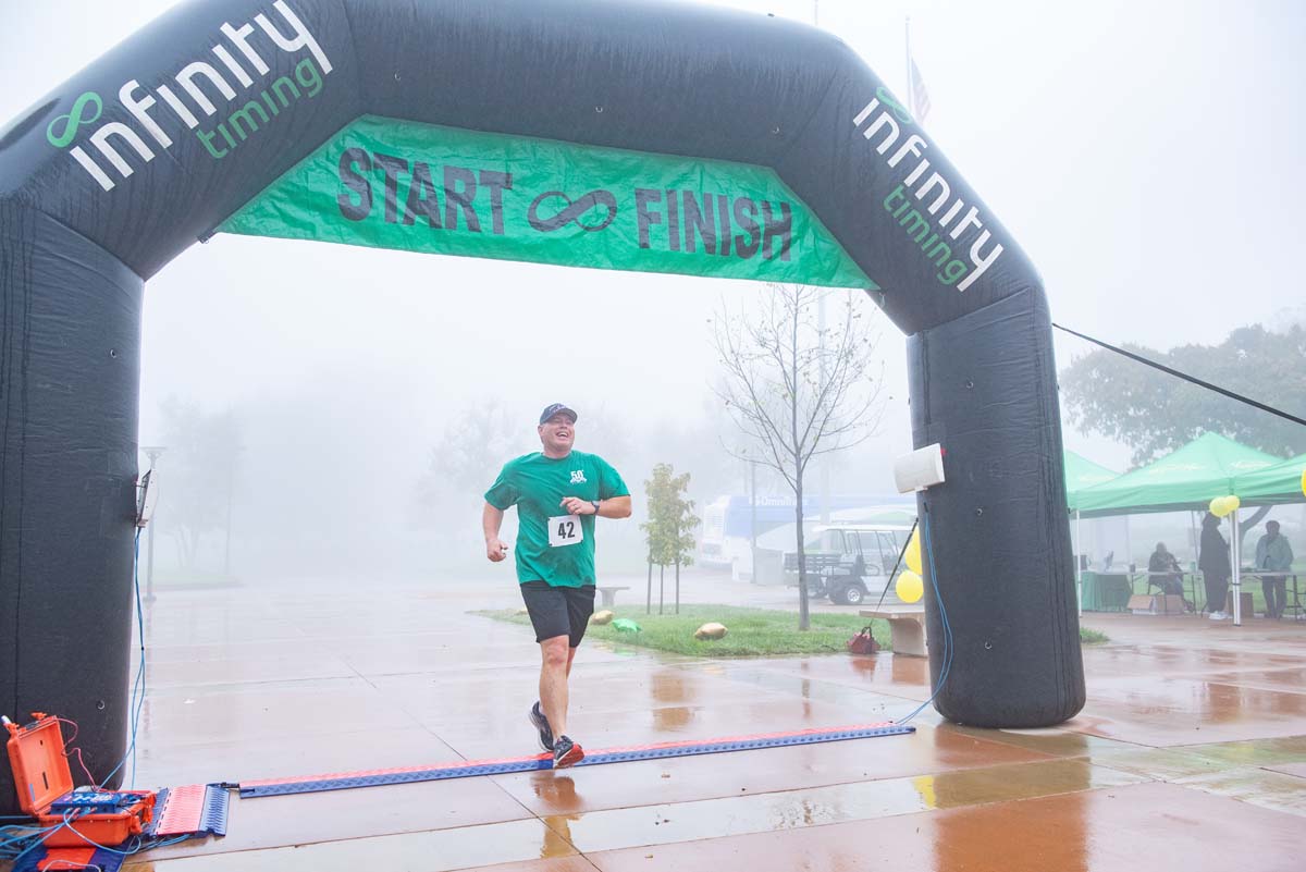 People enjoying the 5K Fun Run!