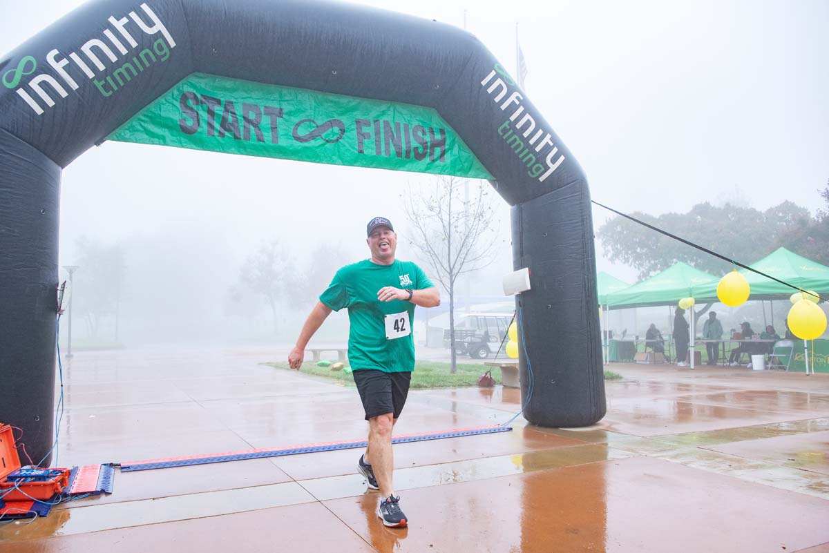 People enjoying the 5K Fun Run!