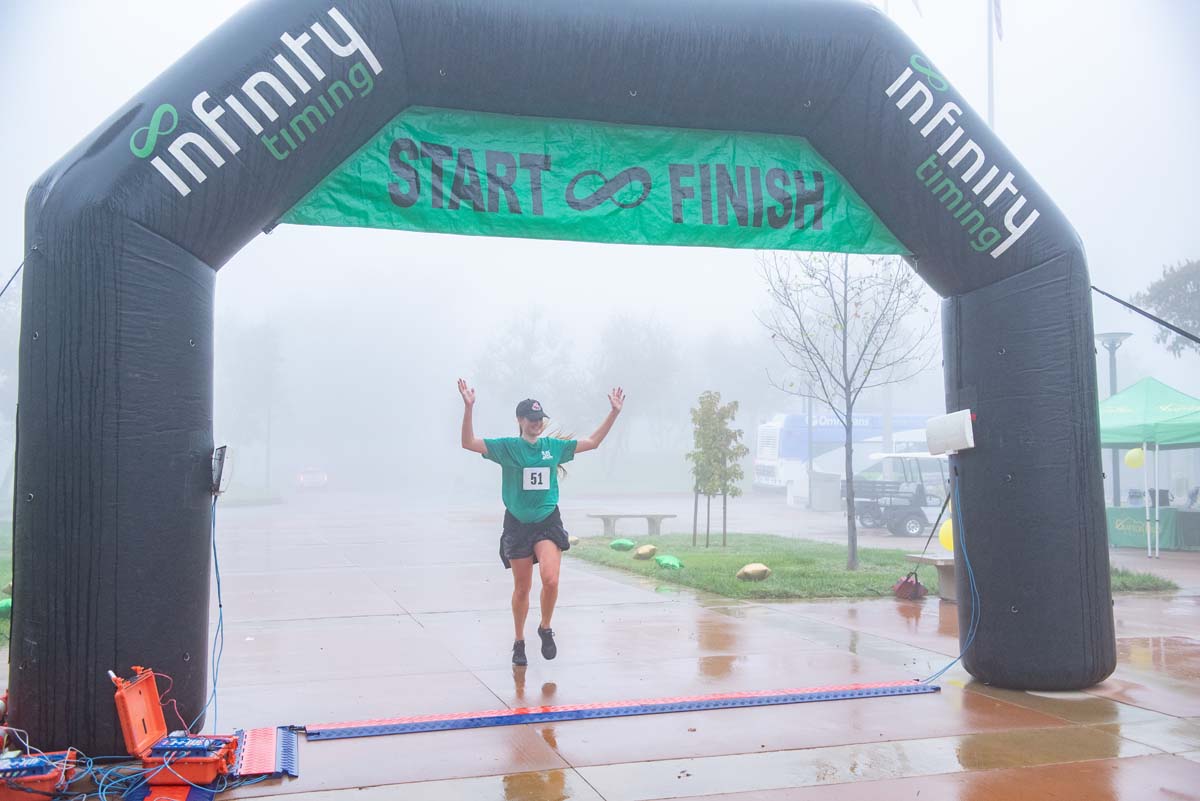 People enjoying the 5K Fun Run!