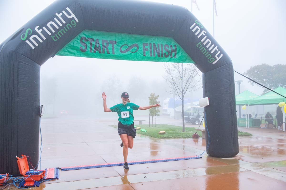 People enjoying the 5K Fun Run!