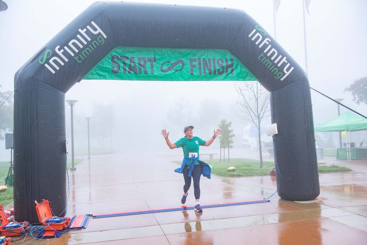 People enjoying the 5K Fun Run!