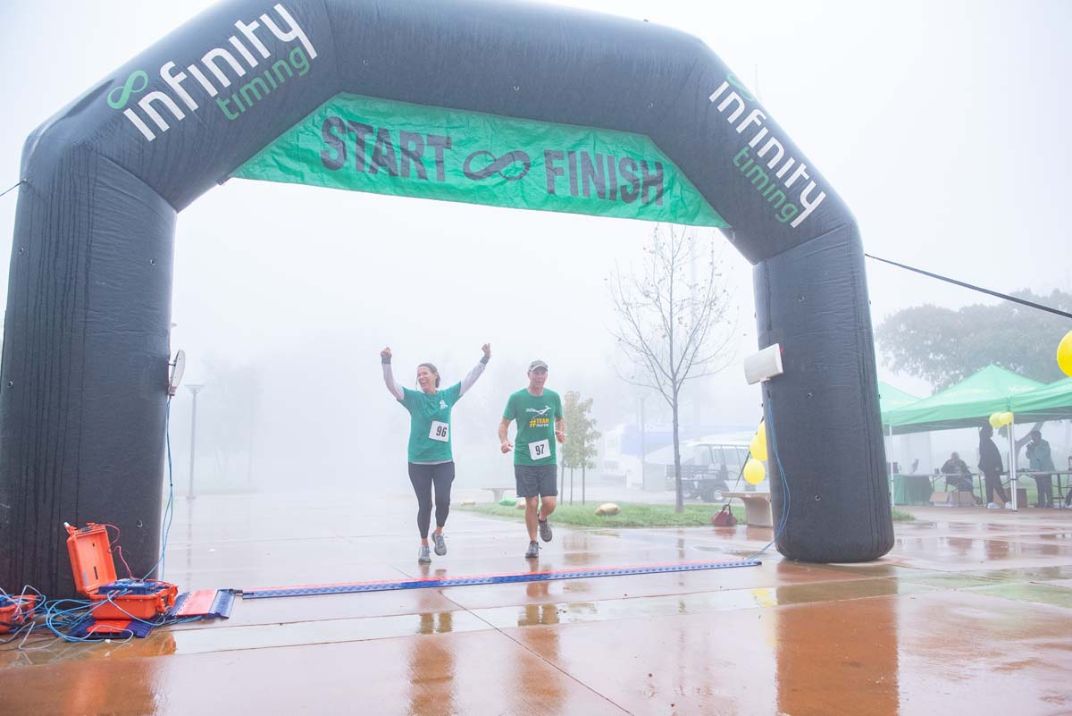 People enjoying the 5K Fun Run!