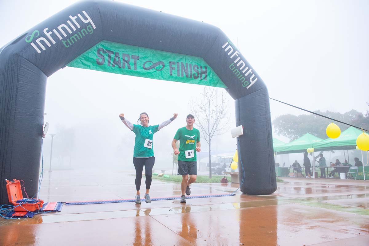 People enjoying the 5K Fun Run!