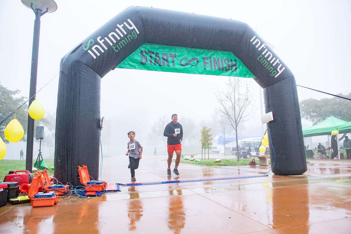 People enjoying the 5K Fun Run!