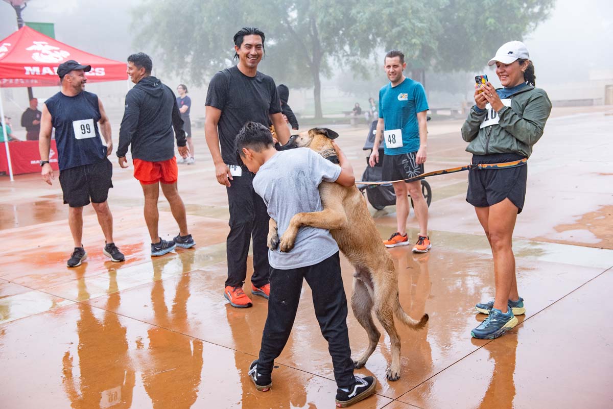People enjoying the 5K Fun Run!