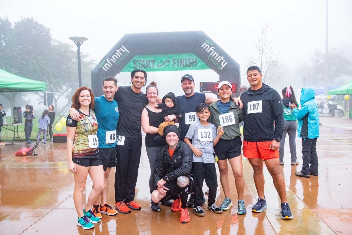 People enjoying the 5K Fun Run!