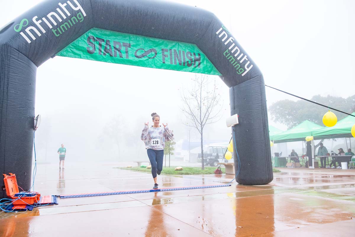People enjoying the 5K Fun Run!