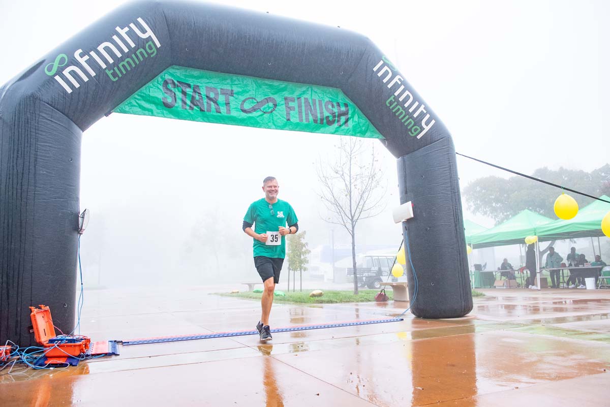 People enjoying the 5K Fun Run!