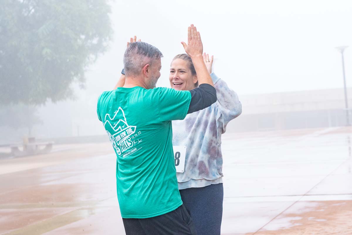 People enjoying the 5K Fun Run!