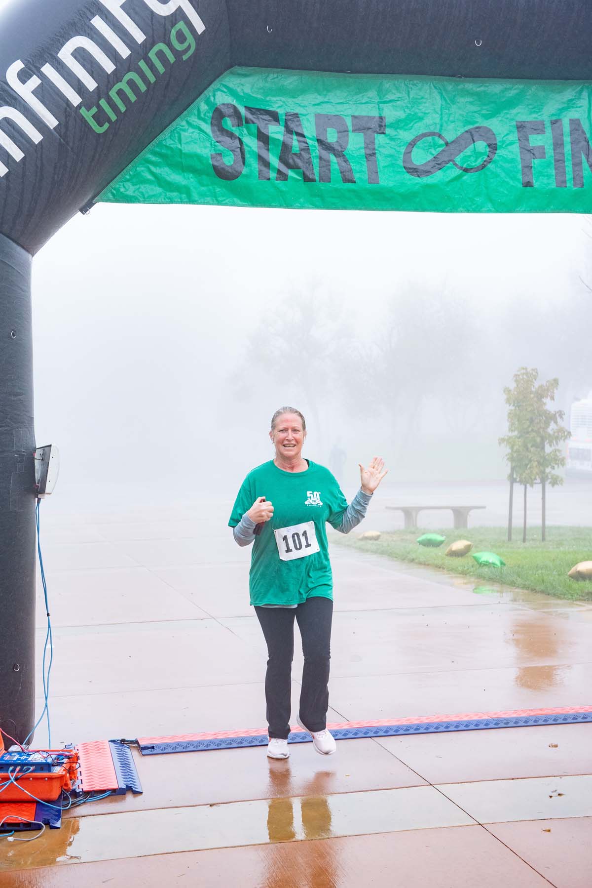 People enjoying the 5K Fun Run!