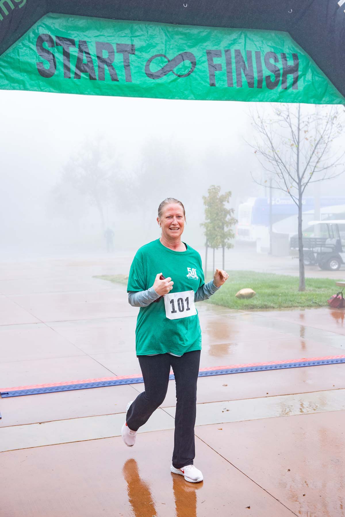 People enjoying the 5K Fun Run!