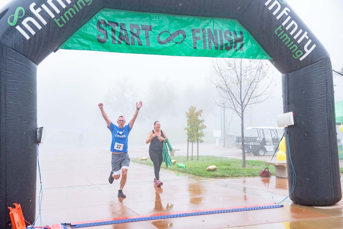 People enjoying the 5K Fun Run!