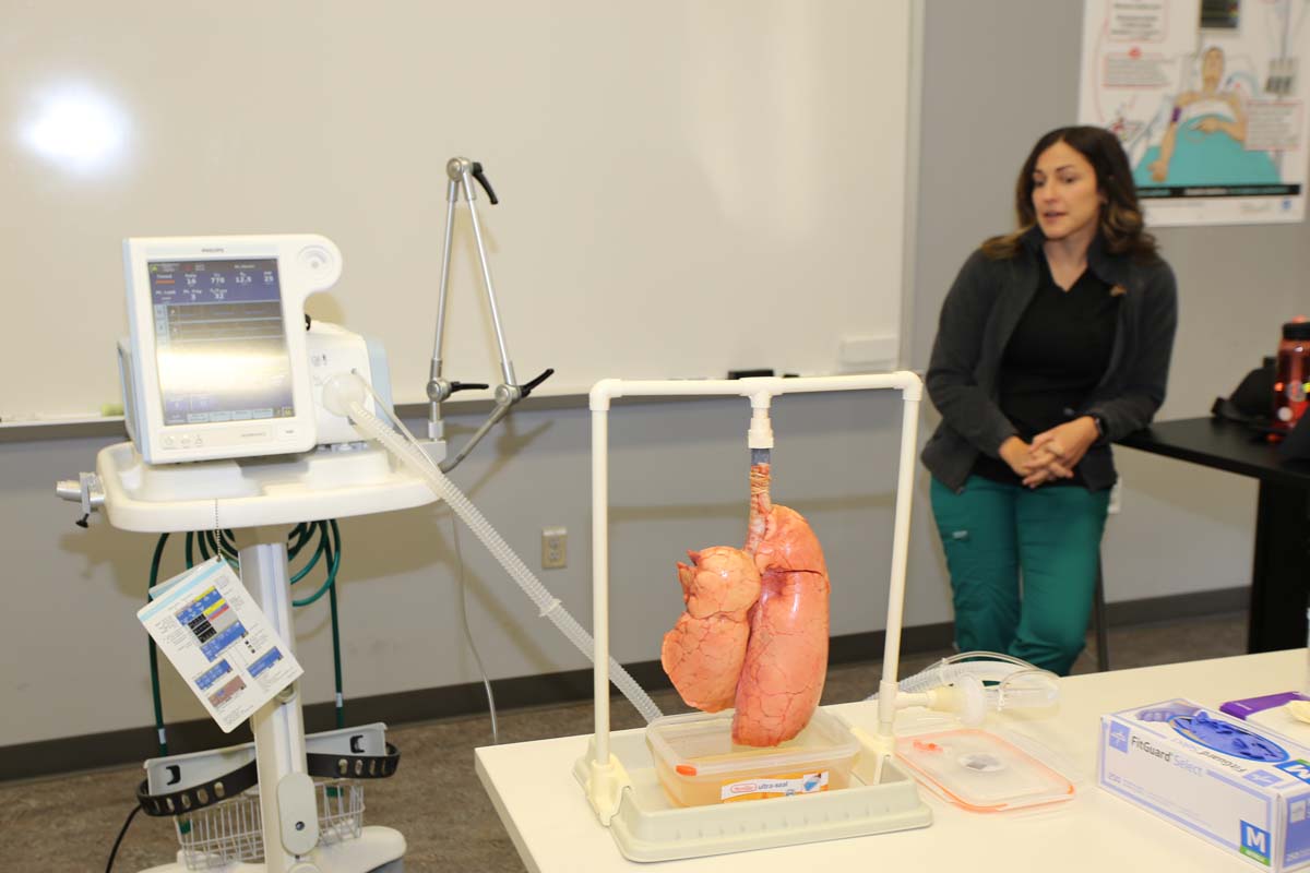 People at Allied Health Day