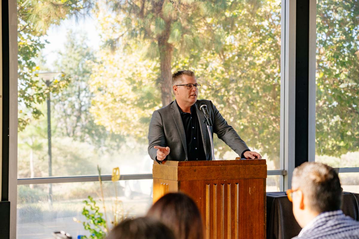 People enjoying In-Service Day