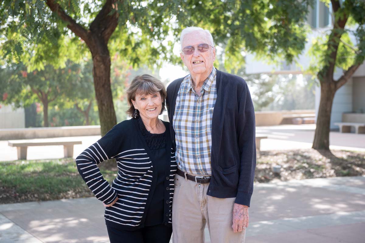 People enjoying the Legacy Wall unveiling